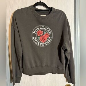 Hollister California Rose Graphic Crewneck Sweatshirt – Women’s Size M